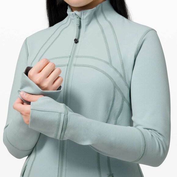 LULULEMON Define Jacket Hazy Jade Size 6 Luon Full Zip Stretch Soft Women’s GUC - Picture 3 of 14